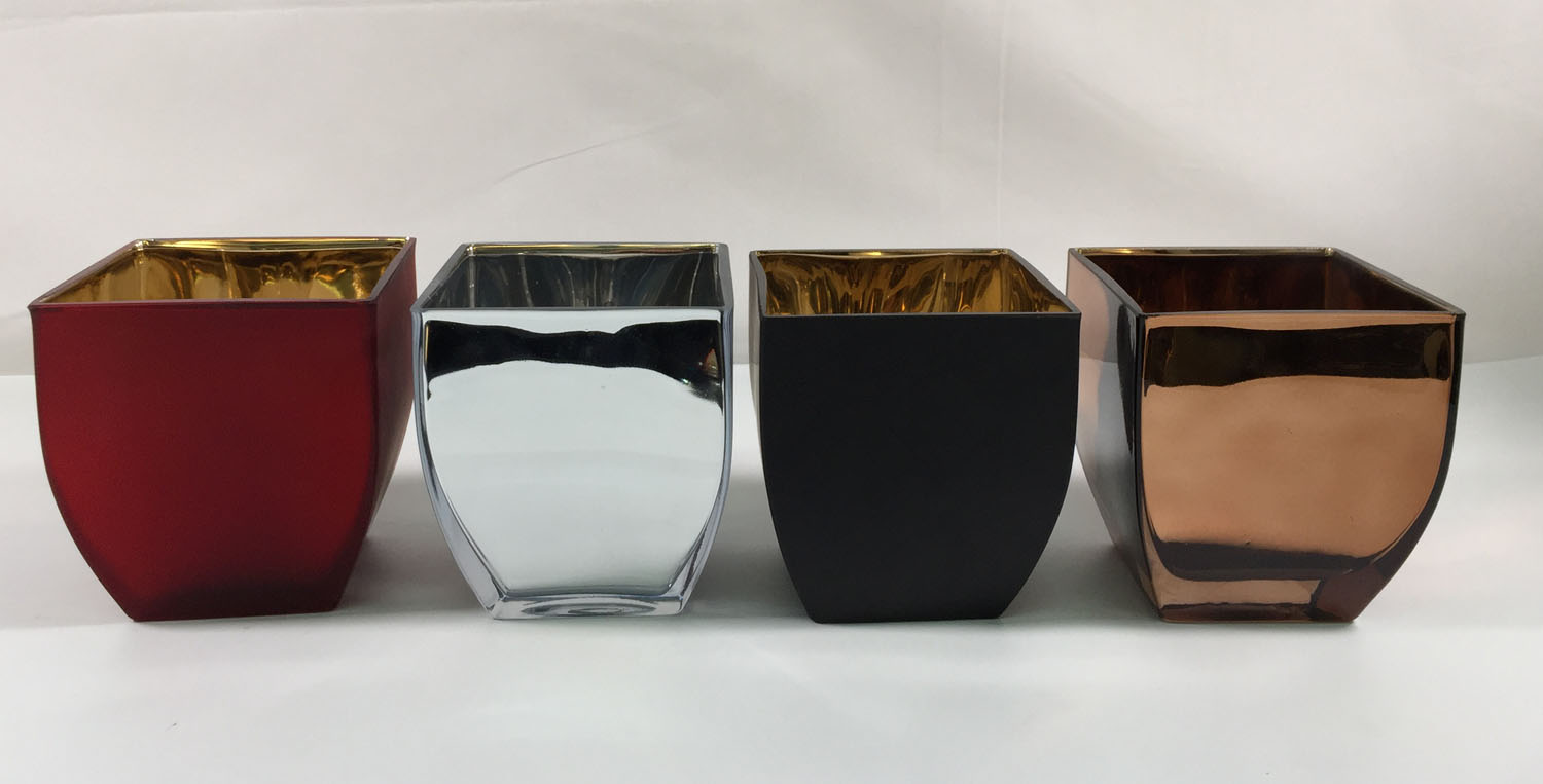 Glass Vase， Glass Candle Holder