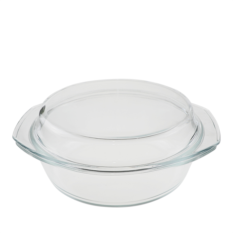 Round Glass Casserole