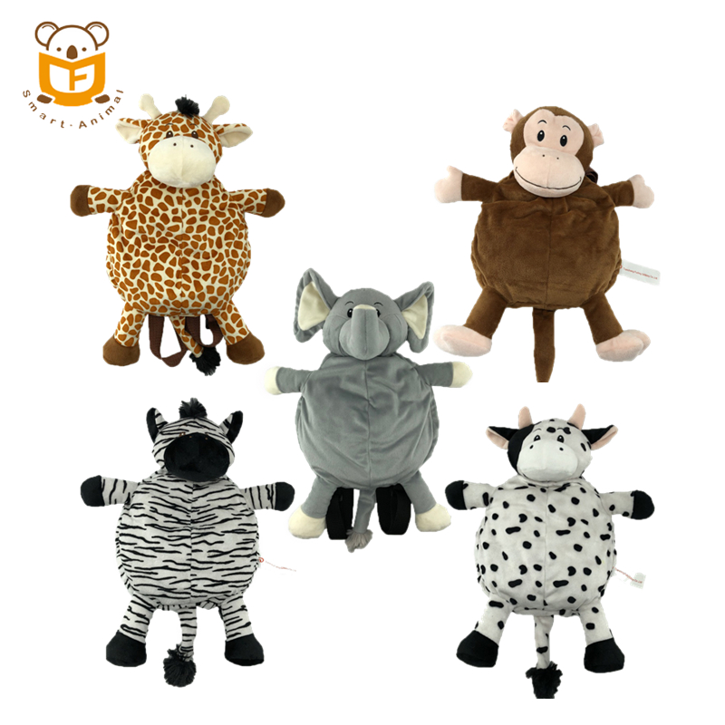 Plush Lovely Soft Stuffed Zoo Animal Shaped Schoolbag For Kids