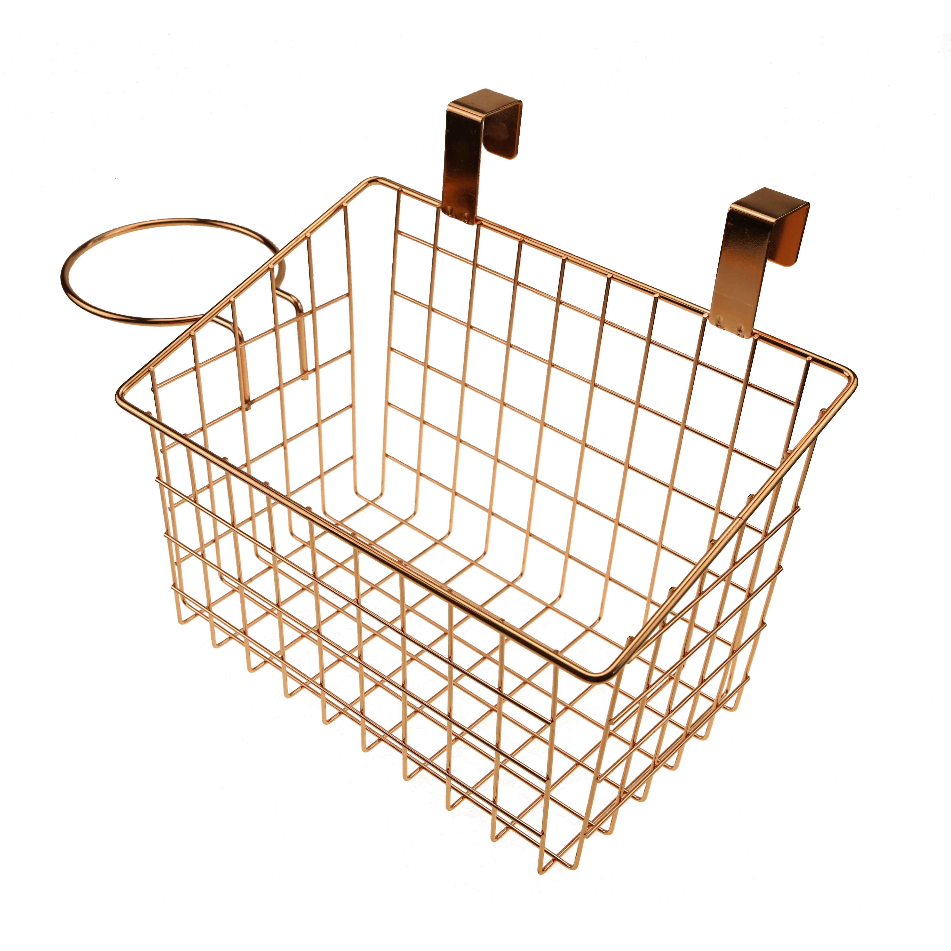 Household series storage metal barsket rose copper storage barsket