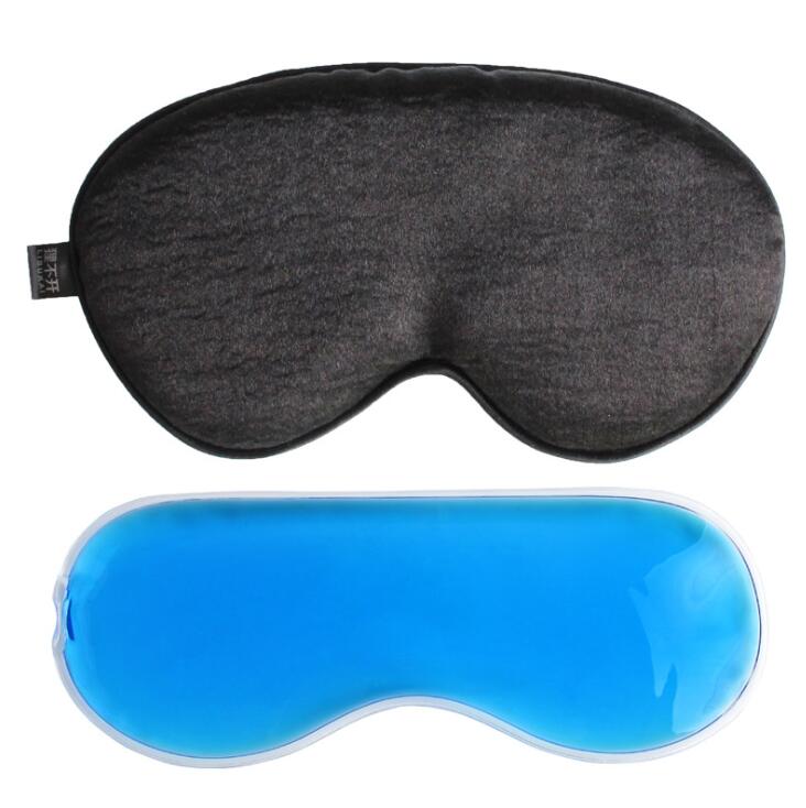 Pearlescent Silk Eye Mask with ice pack