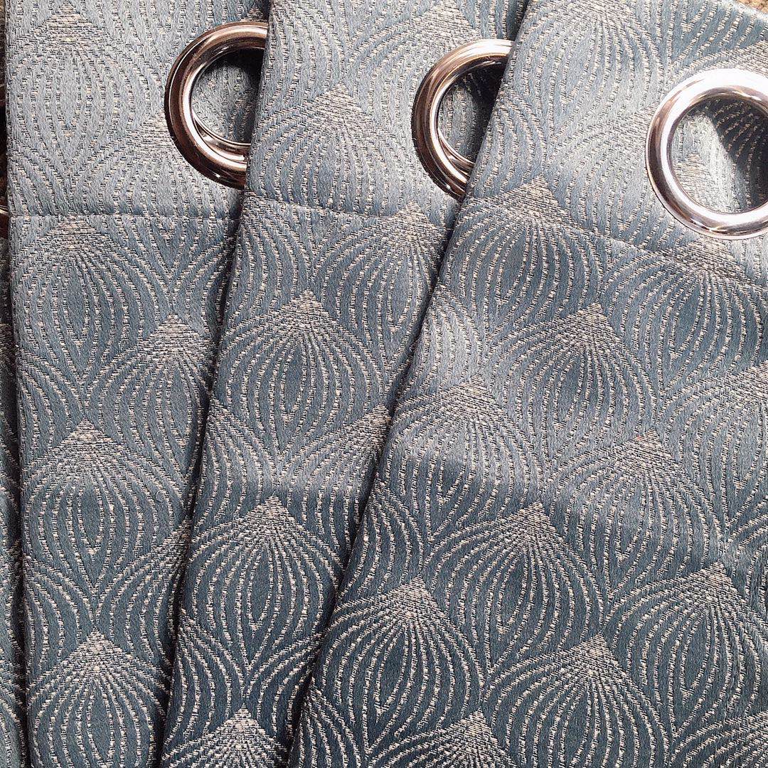 Jacquard Cutain Pair