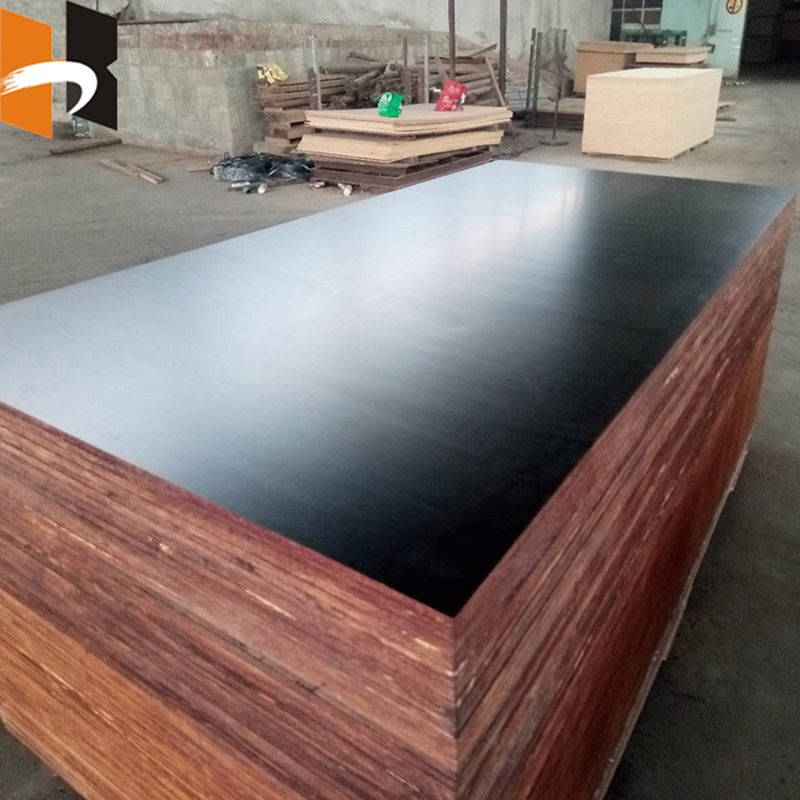 Economical Eucalyptus Hardwood Core Black Brown Film Faced Plywood Formwork