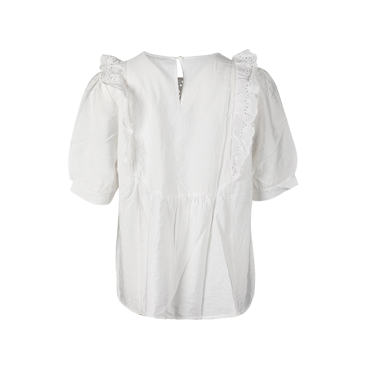 cotton white blouse