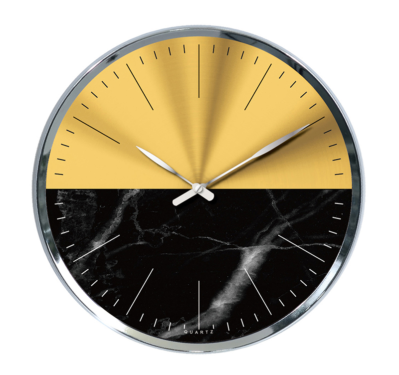 New Modern Design Arch Glass Clock For Living Room