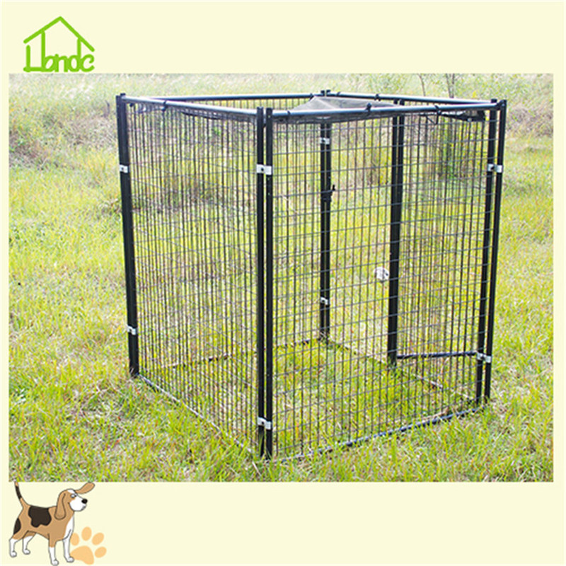 Black color wire welded dog kennel