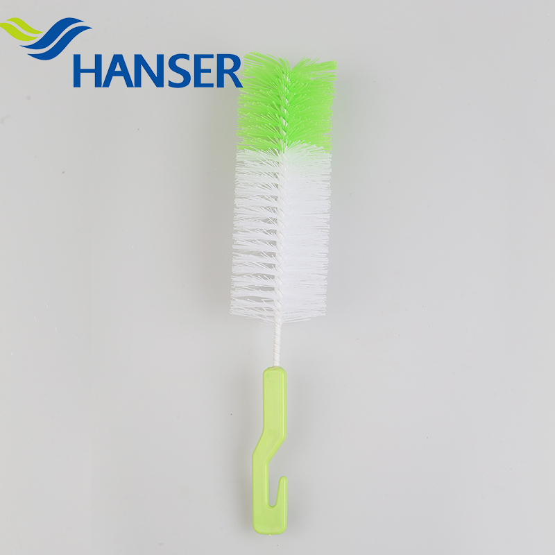 Two color tea cup brush