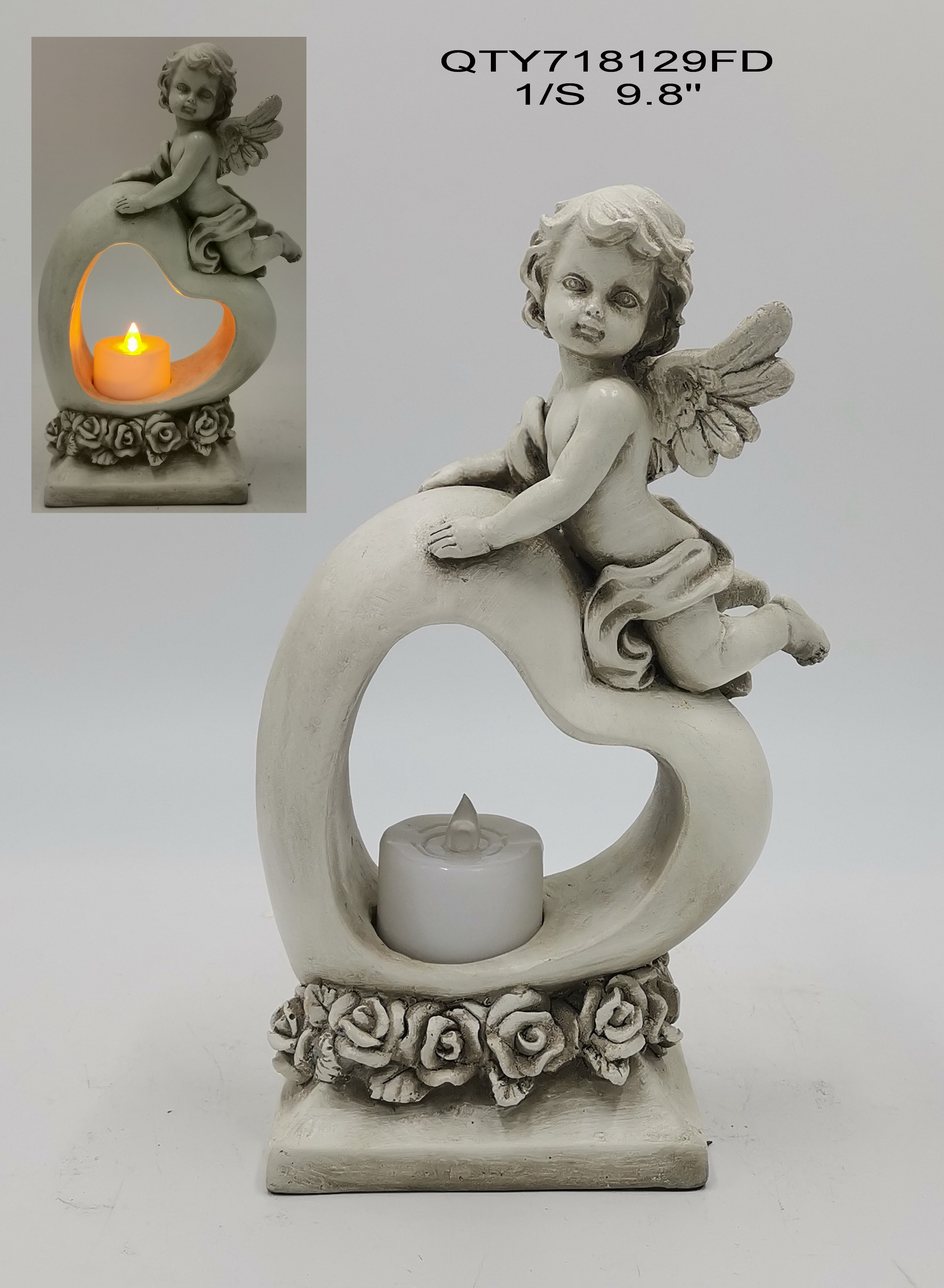 Garden decorations the cemetery Angel