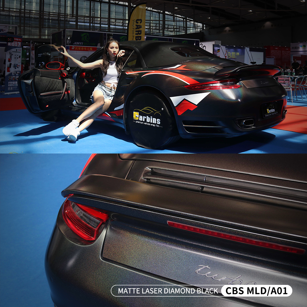 Laser Diamond Car Wrap Vinyl Sticker