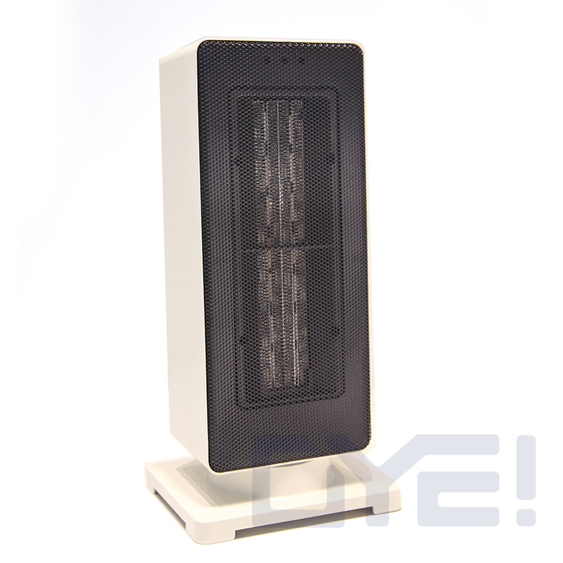 white PTC tower heater with oscillation/1500W for family/home/office use/portable ceramic heater