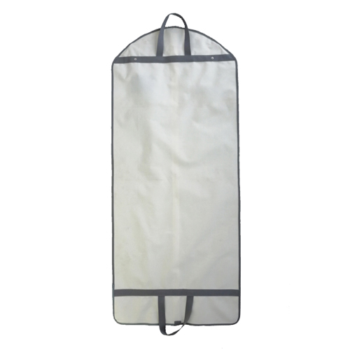 high quality 300D high density pvc oxfod cloth white foldable hanging lady suit cover with embroidery