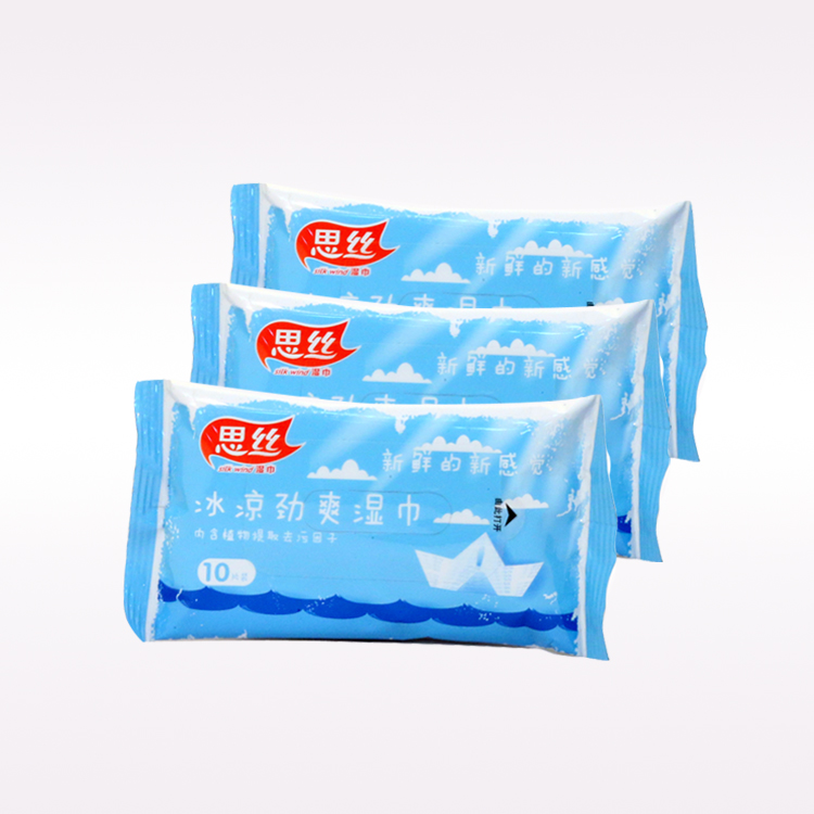 Mini pack cleaning wipes/ portable travel/ 5~10pcs cleaning wipes pack/ alcohol free cleaning wipes