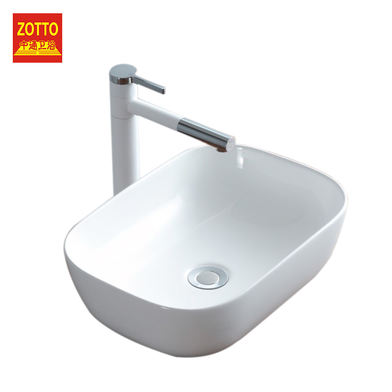 Ceramic wash basin rectangular shape