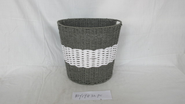 Natural Paper Rope Laundry Basket