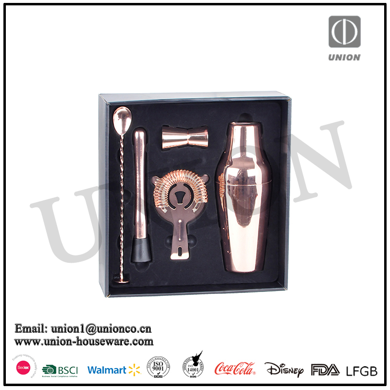 Factory direct sale cocktail tools set/500ml cocktail shaker set/Premium bar set/high quality bar tools set/bartender set