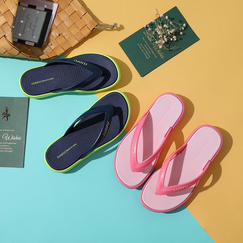LUOFU EVA Flip Flops:Softbed Snider - Classic