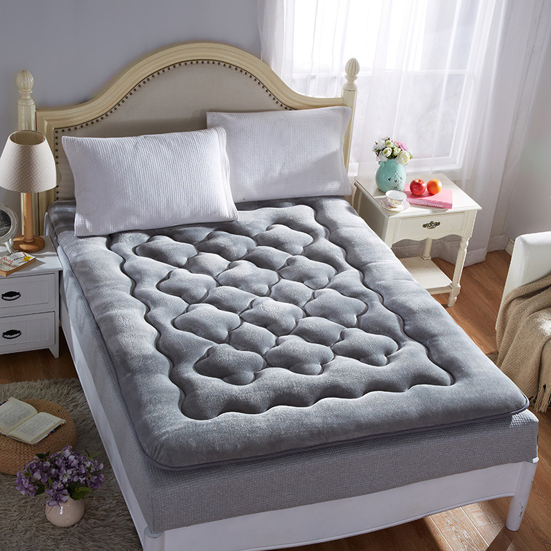 Flannel Fleece Quilted Mattress Topper