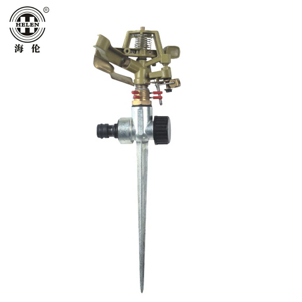 Zinc impulse sprinkler