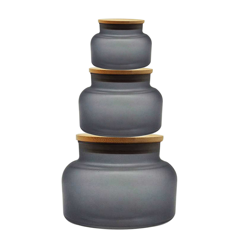 Glass candle jars
