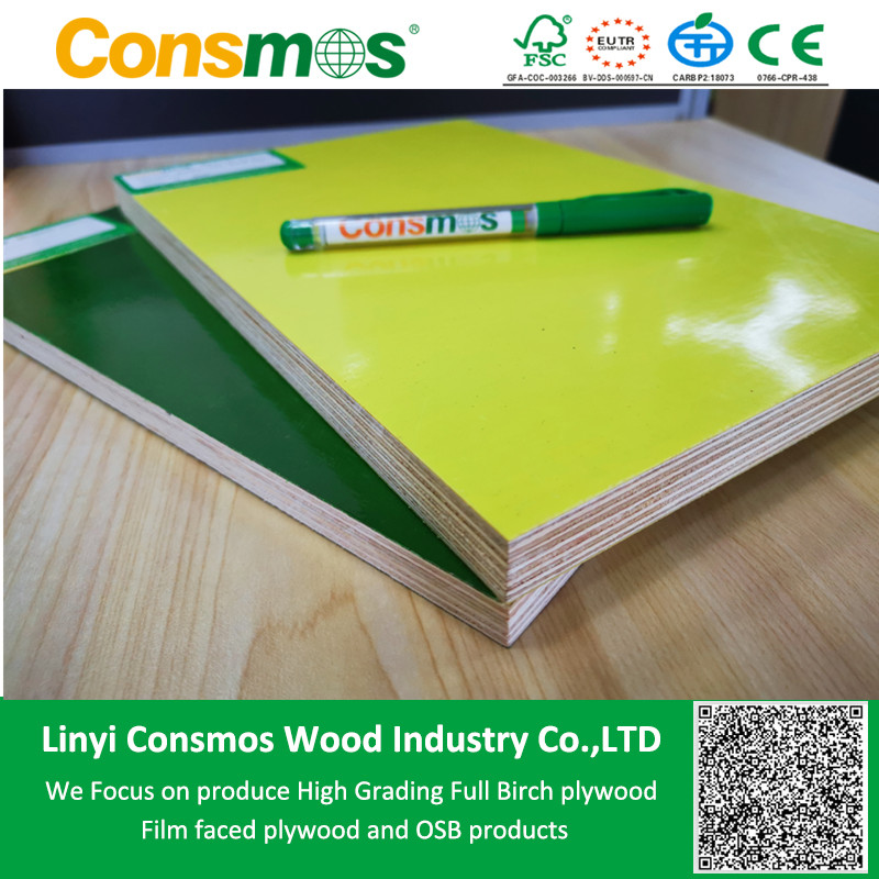 CONSMOS 18mm Film Faced Plywood WBP Phenolic board Phenolic