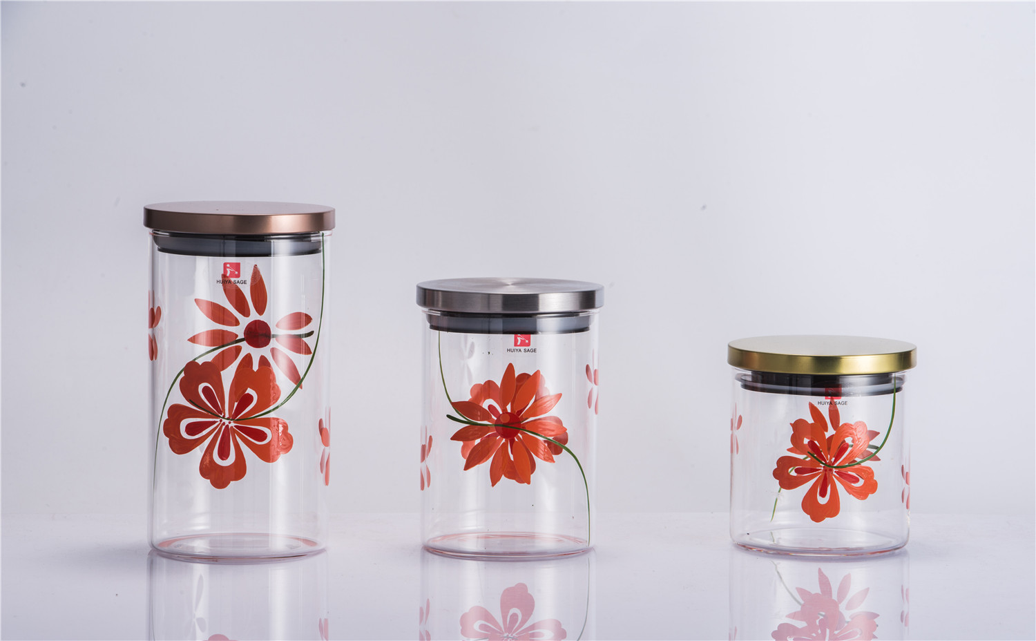 Glass jars