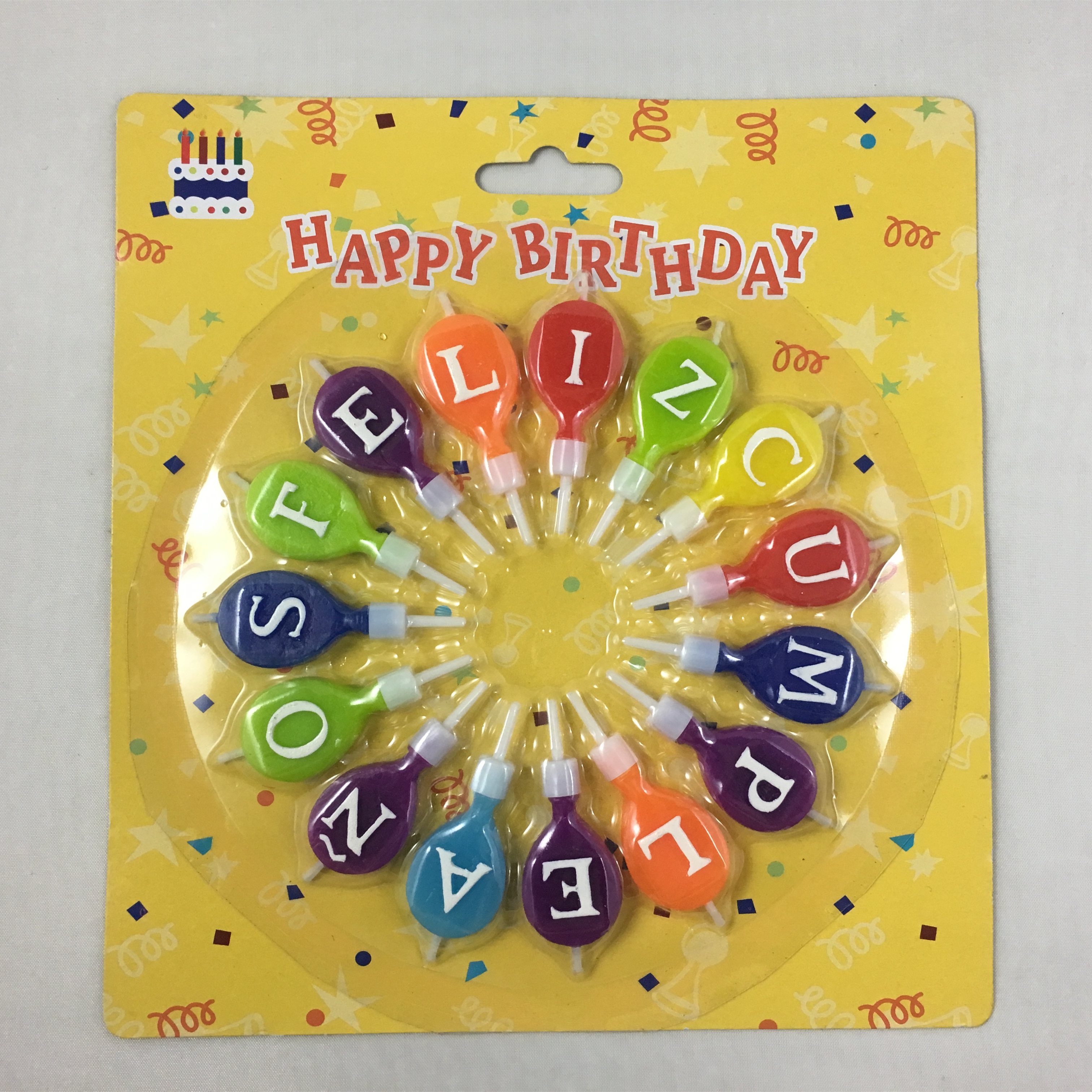 Letter candles