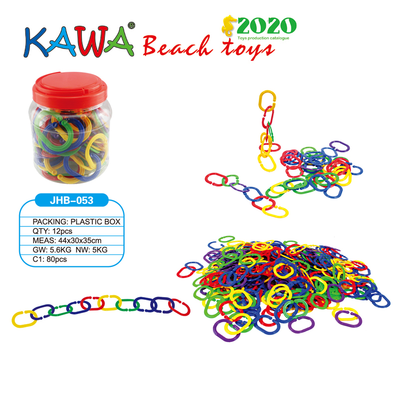 Plastic rings in buckets