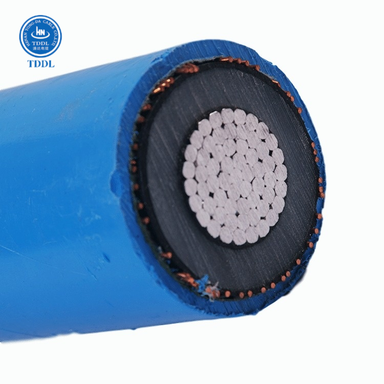 Aluminium conductor, XLPE insulated, Copper Wire screened, PVC sheathed power cable