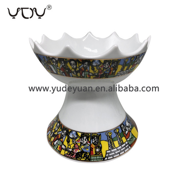 porcelain queen sheba ethiopia design jebena ethiopian incense burner ceramic
