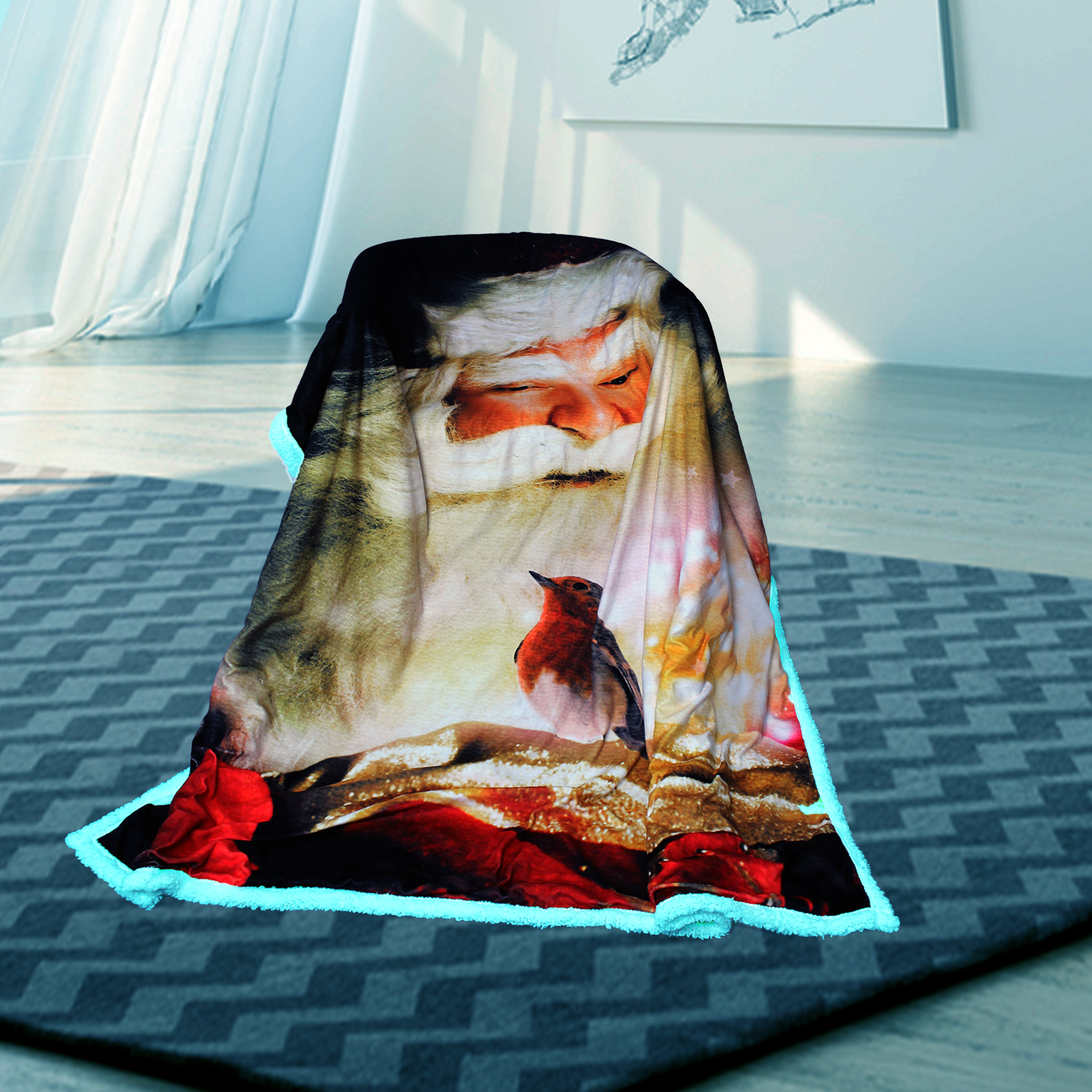 Flannel/Coral/Polar/Sherpa Fleece Throw Blanket