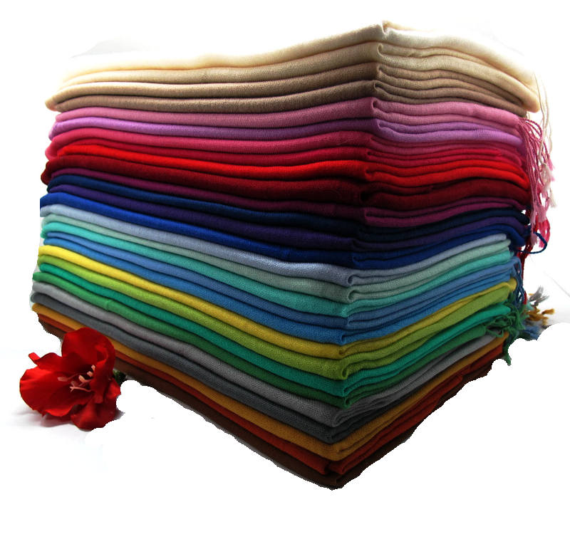 100%wool worsted pshmina shawl