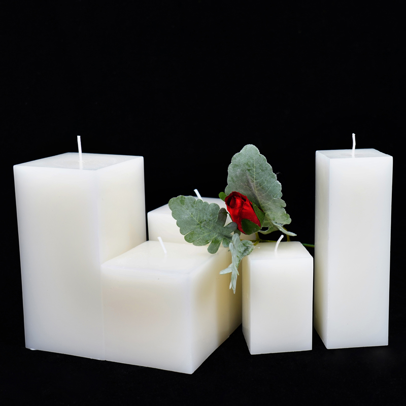 filling square pillar candle