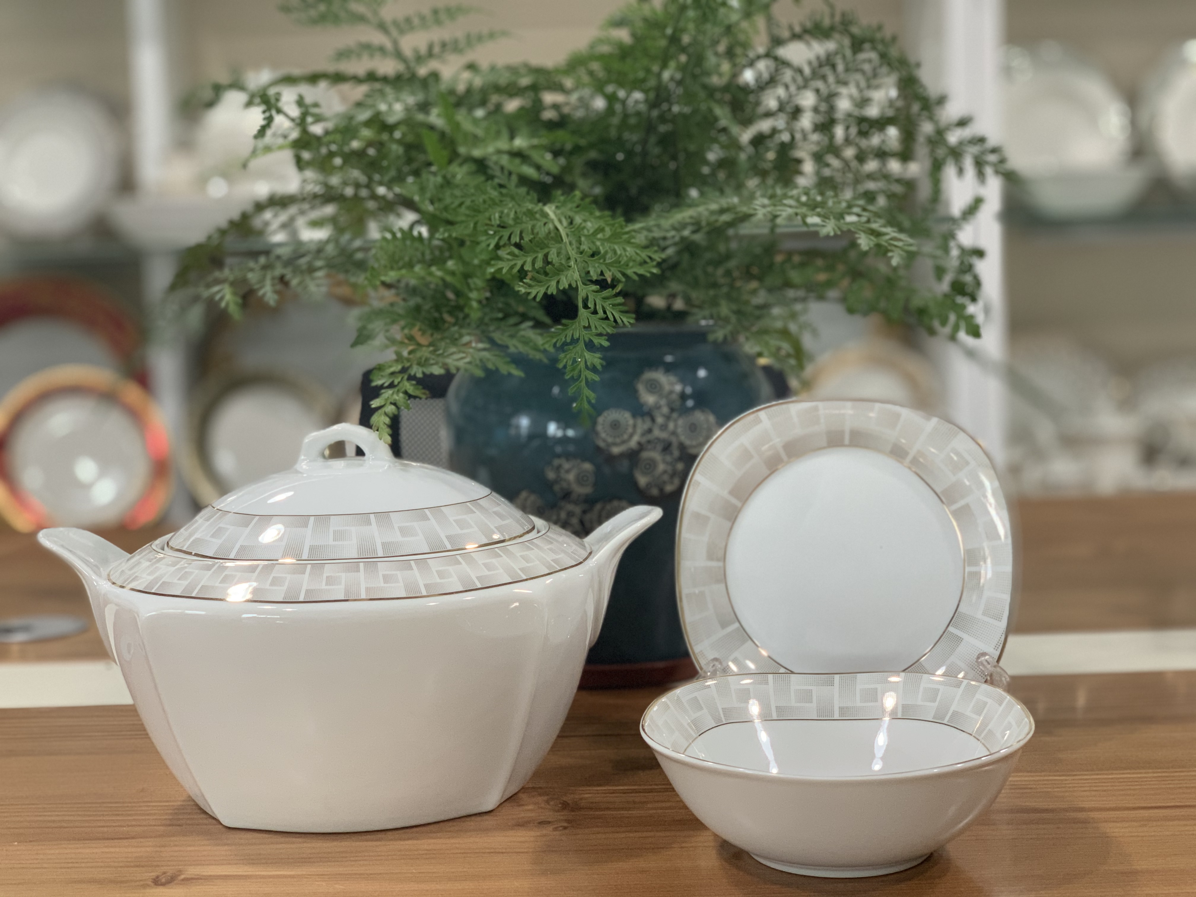 26pcs square soup set in stock