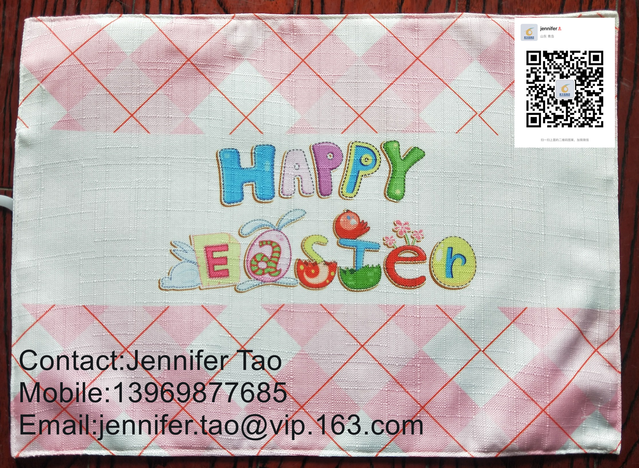 Easter placemat