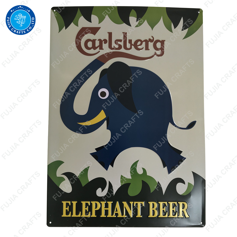Hot sale tin sign printing made by custom metal tin sign tin plate gift