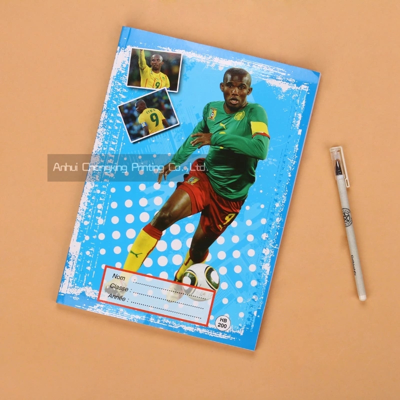 French glued exercise book