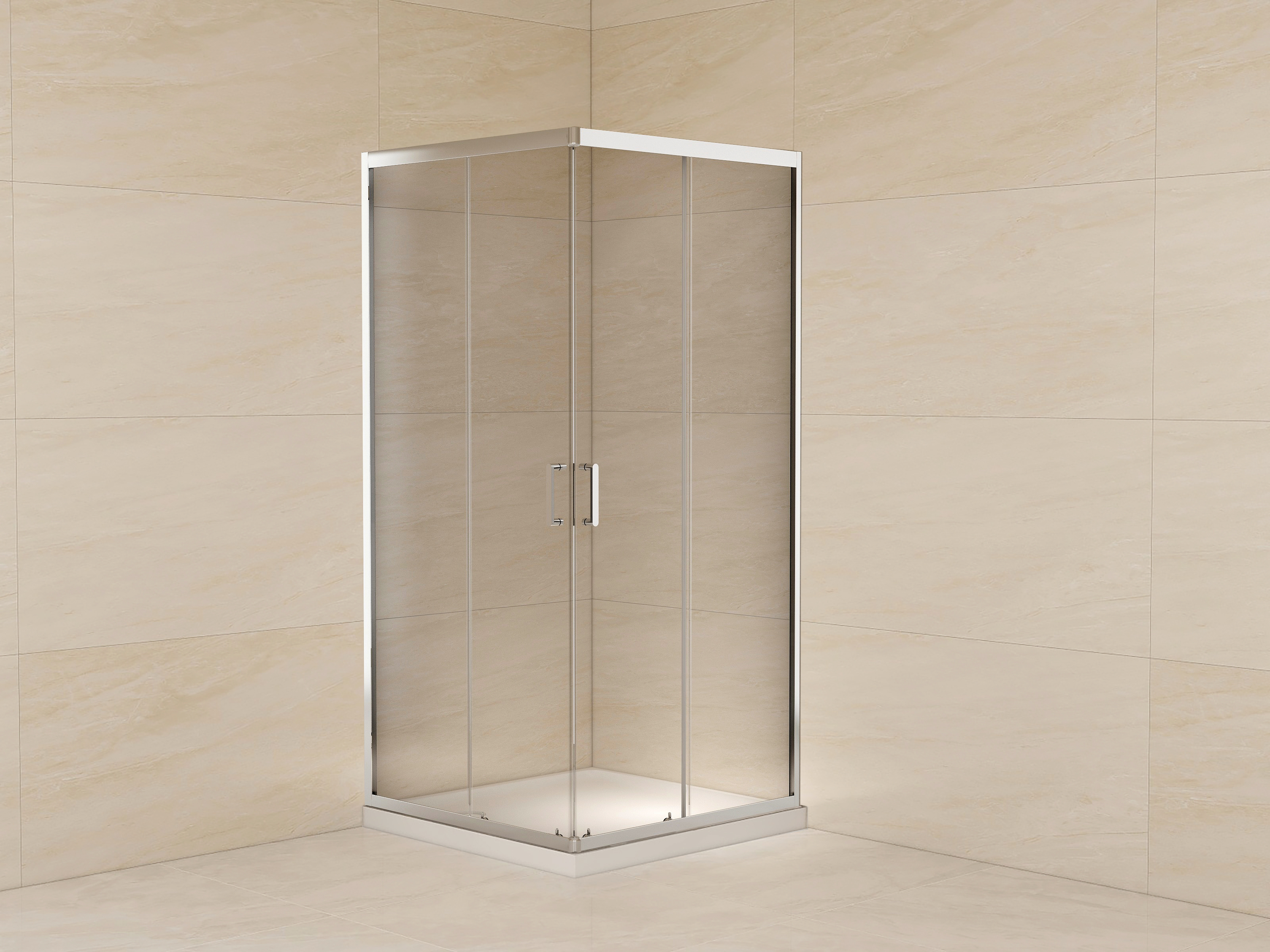 Shower enclosure square
