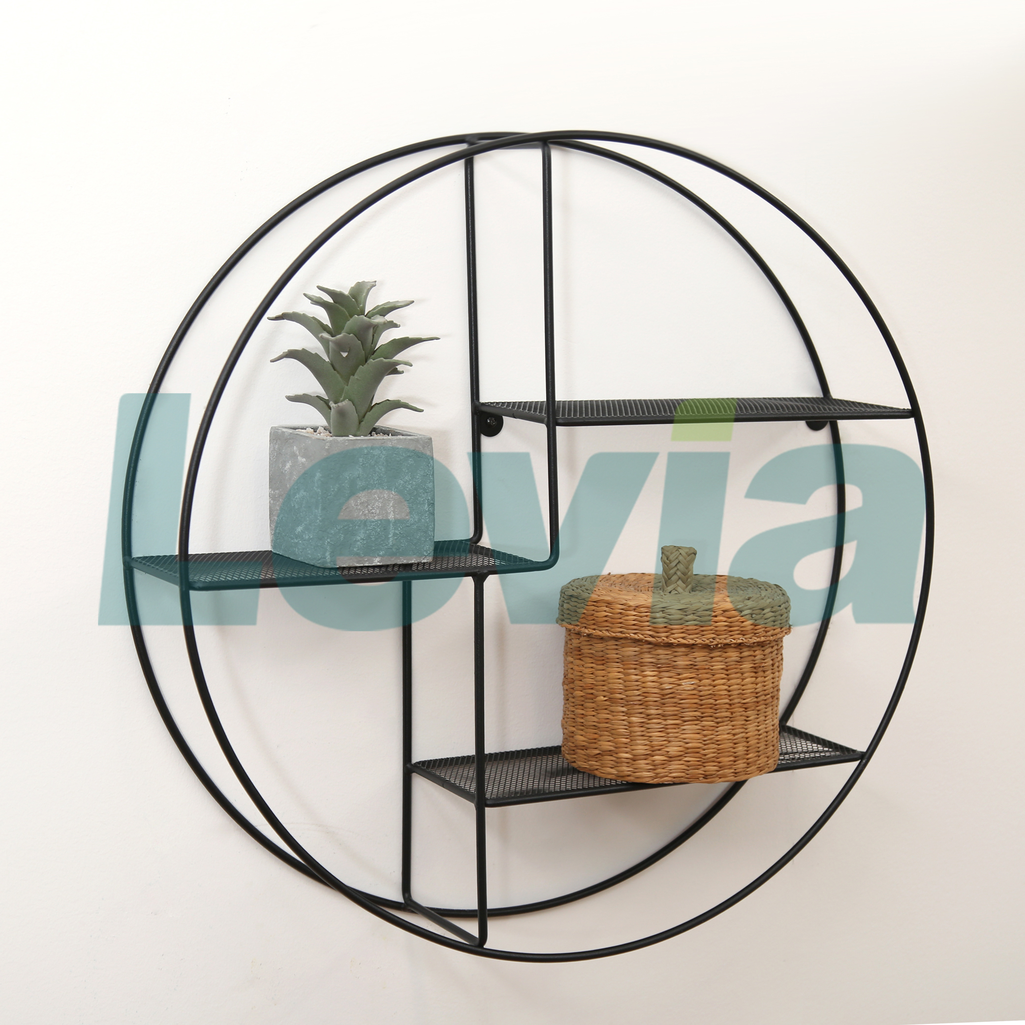 Circular Wall Shelf, Wall Storage, Wall Artful Display