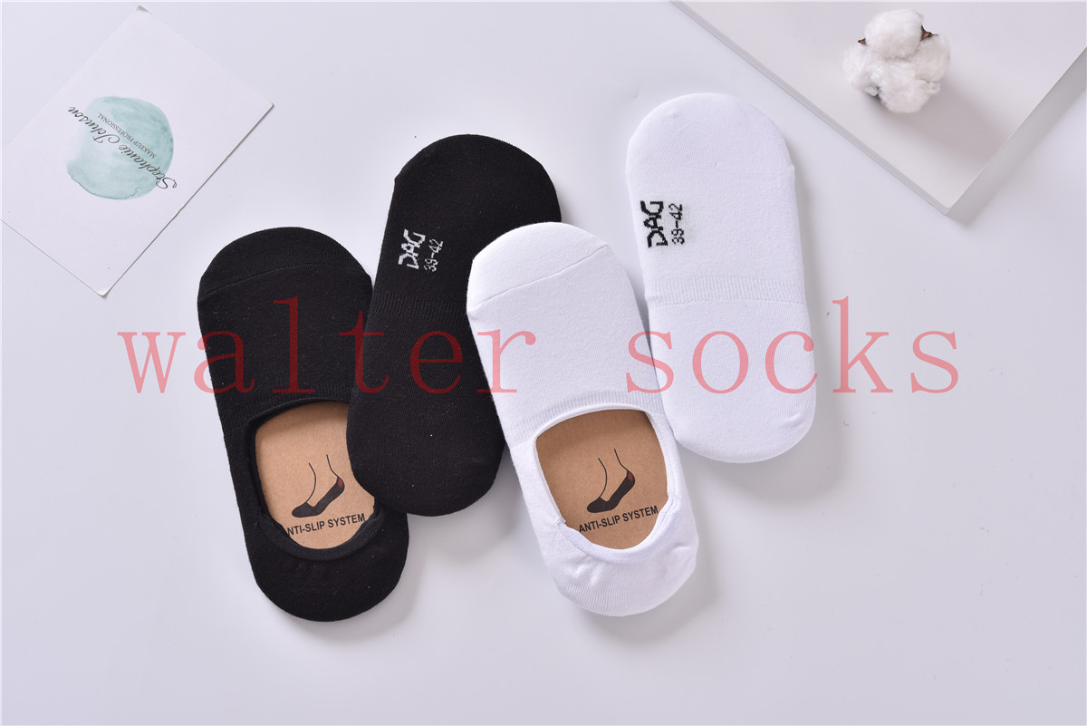 Mens Invisible socks with anti-slip dots