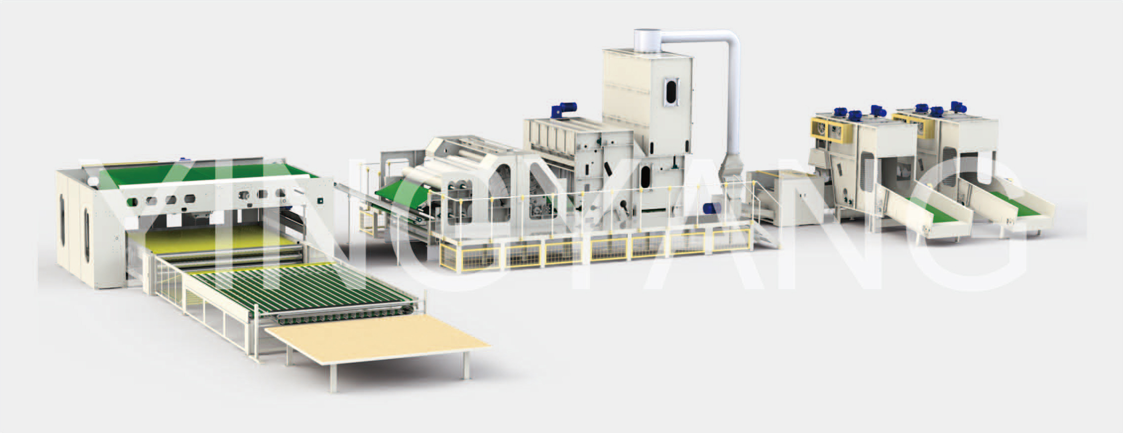 Comforter production line