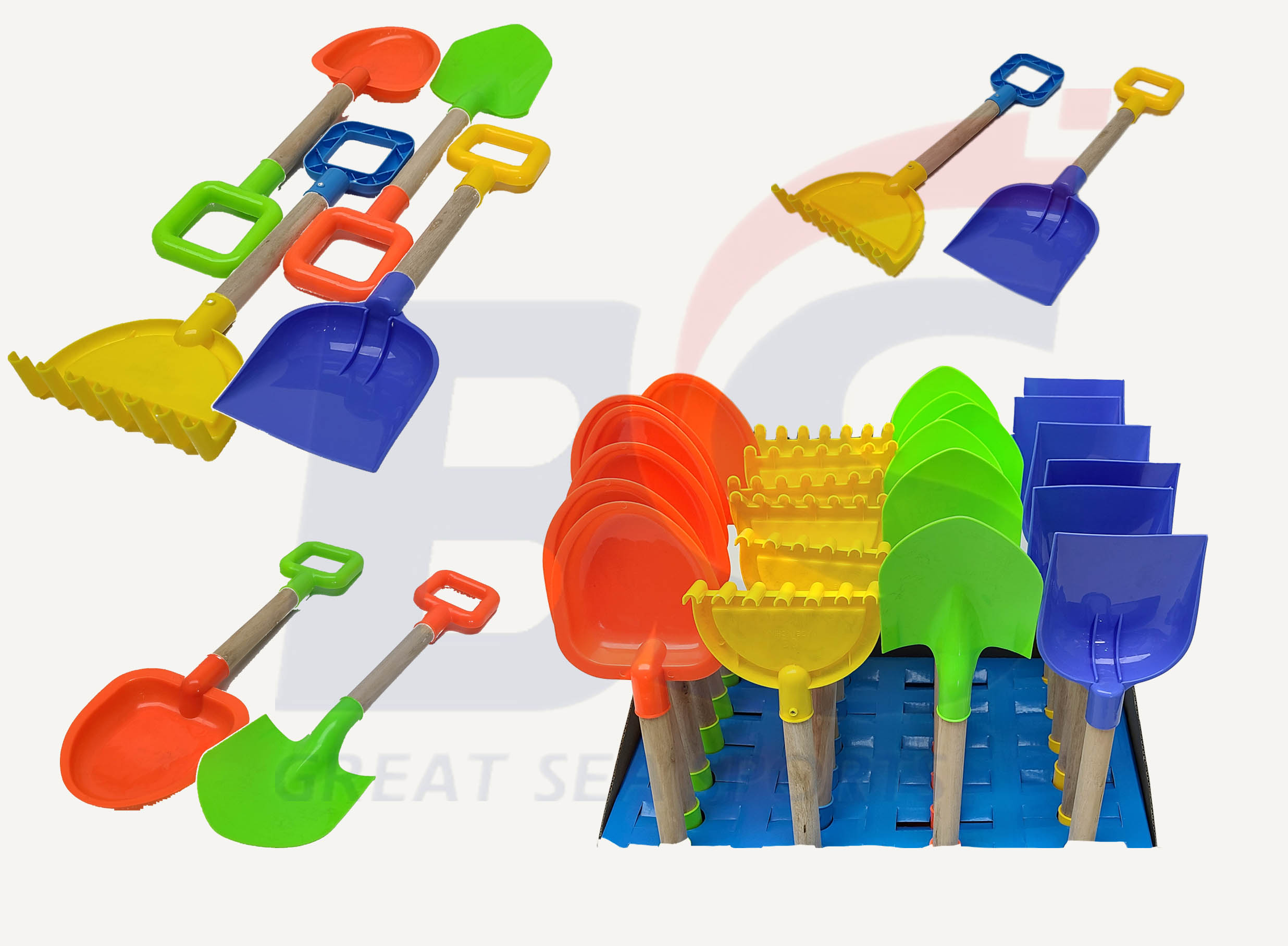 Children Colorful Beach Shovel Toys
