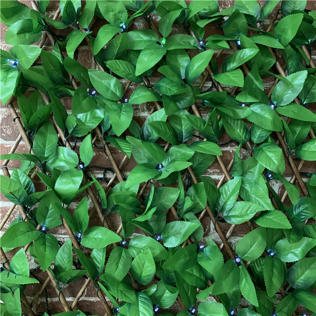 Solar LED Leaf Trellis