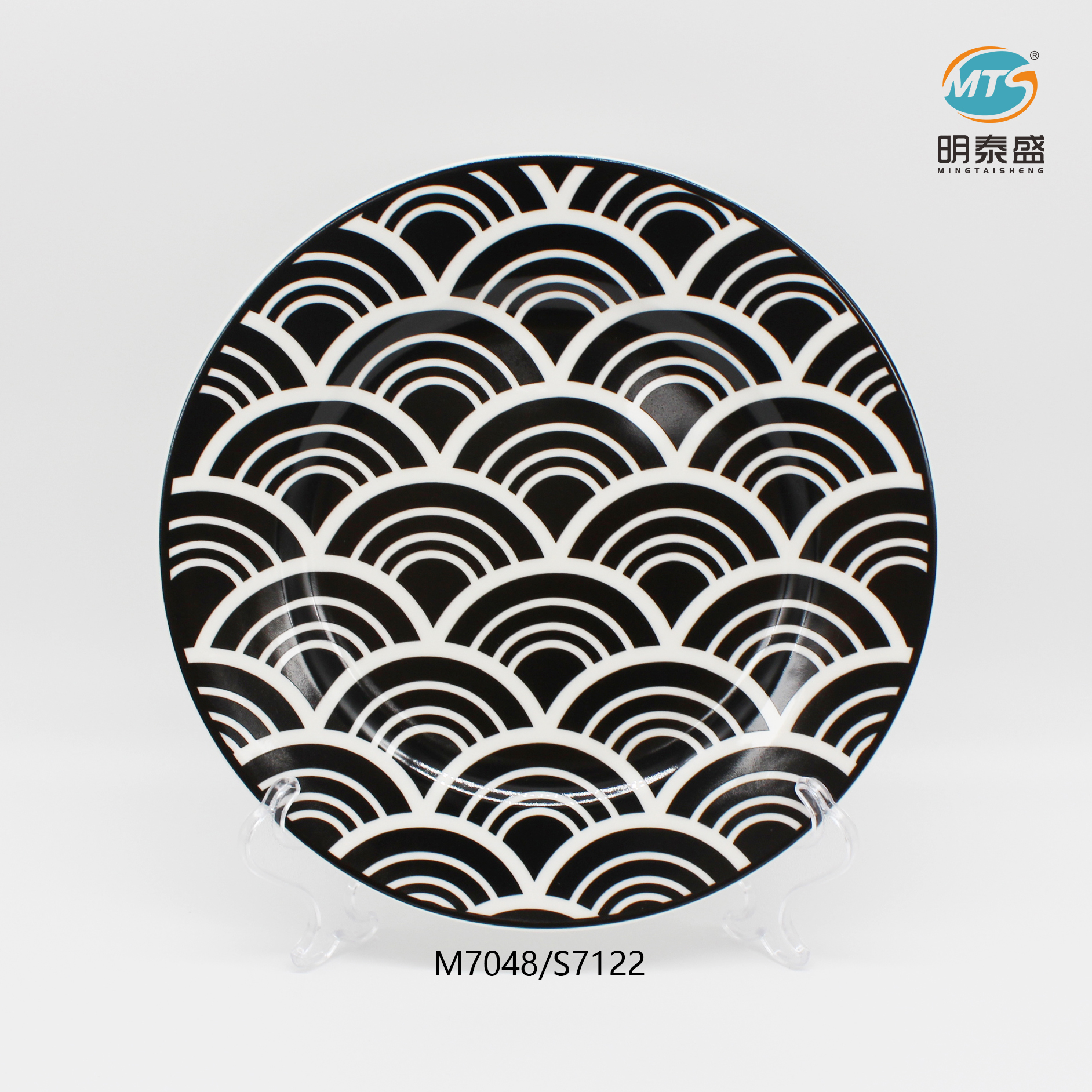 8" flat plate