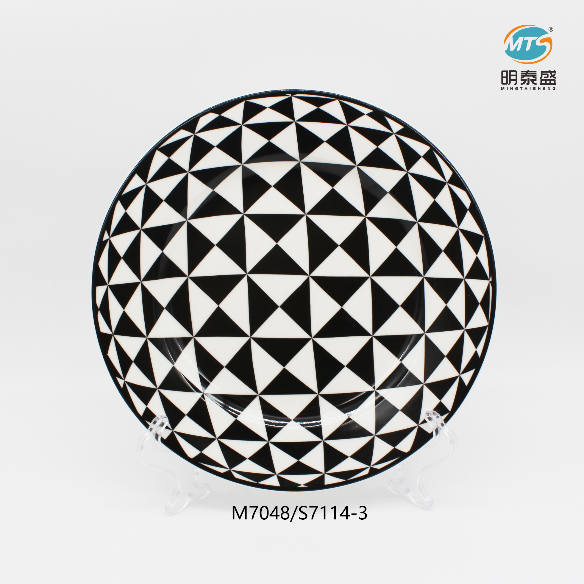 8" flat plate