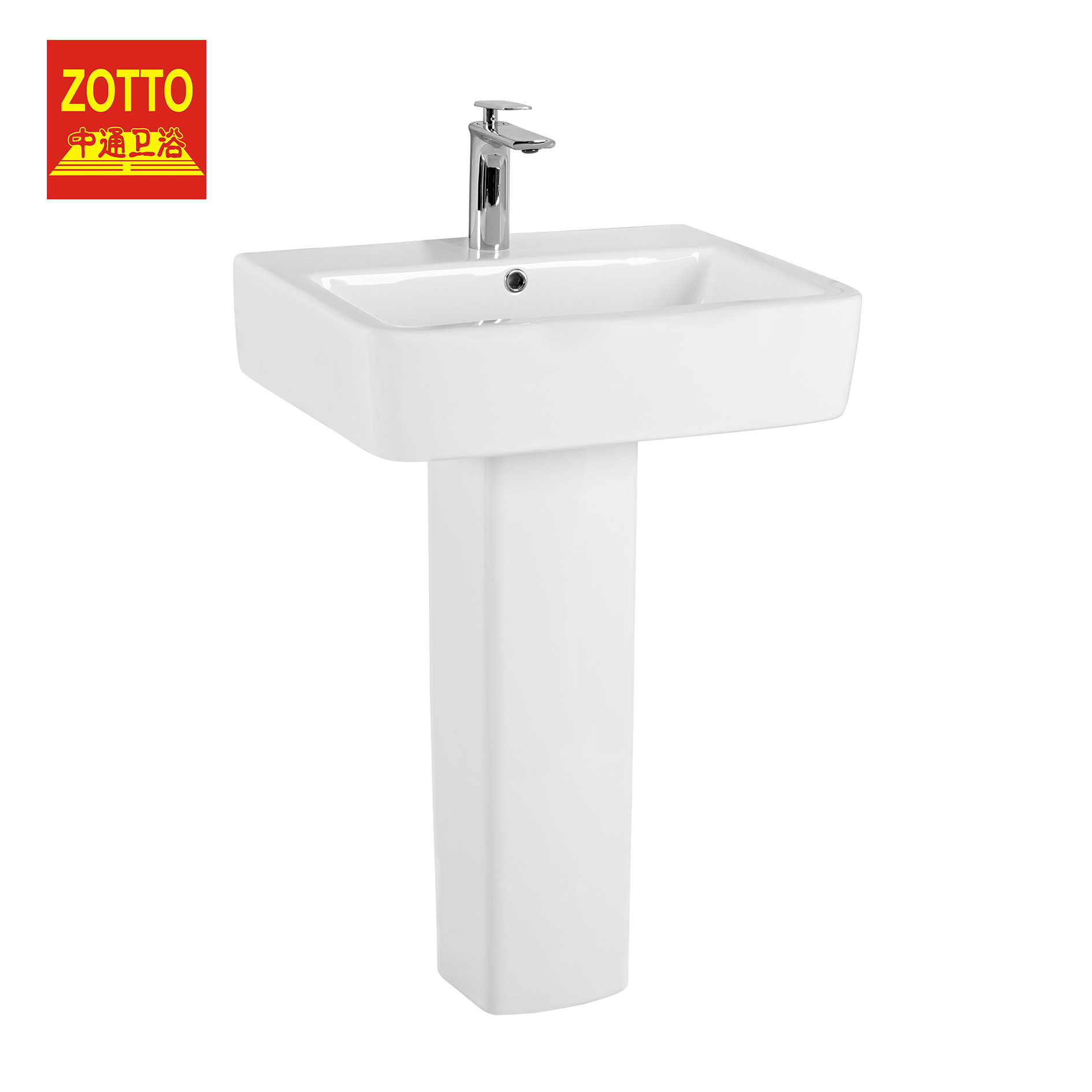 Ceramic Pedestal Basin