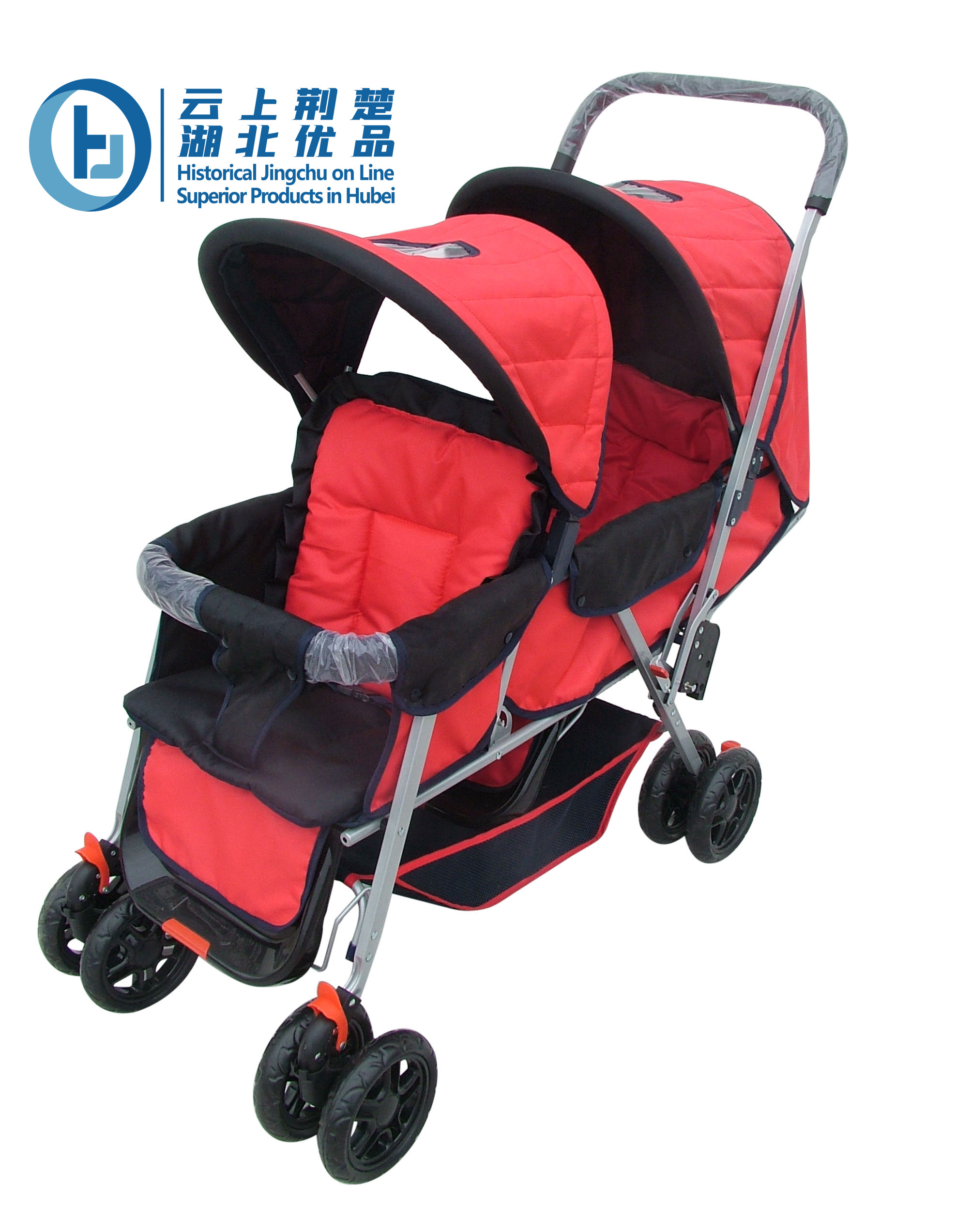 double baby stroller/ baby stroller for twins /twins baby pram
