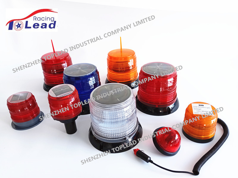 TOPLEAD Flashing Solar Anti-bird Warning Light Barricade LED Tower Aviation Obstruction Aircraft Solar Traffic