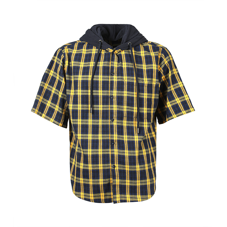 flannel hooded shirt