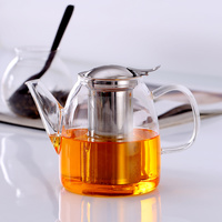 Borosilicate glass teapot