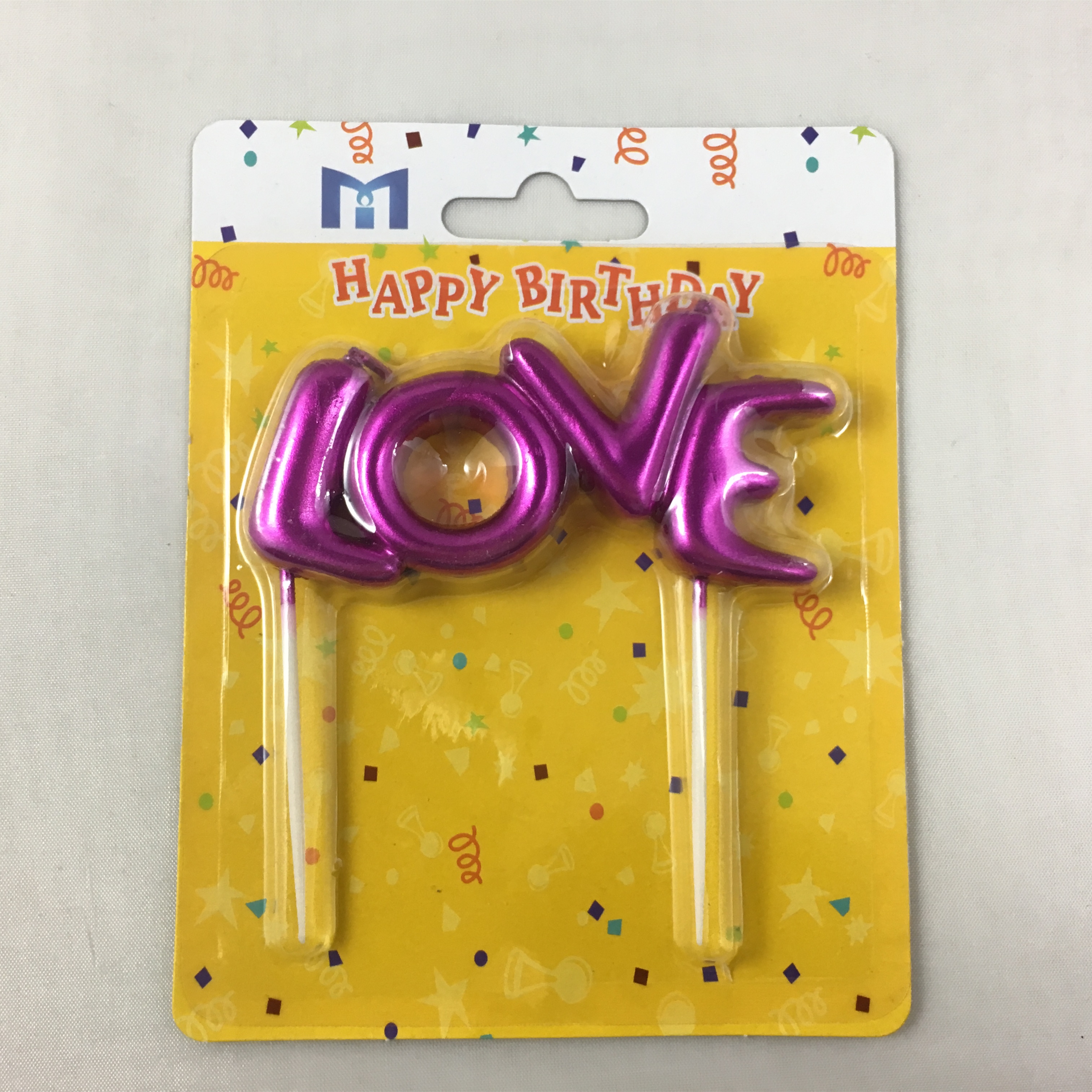 Letter candles